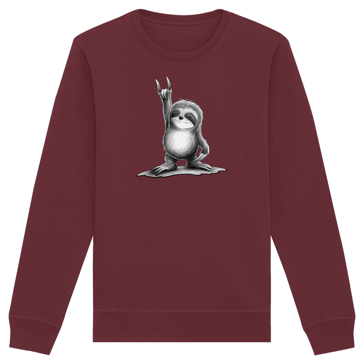 Rock On Party Faultier - Organic Basic Unisex Sweatshirt