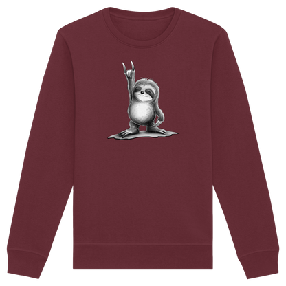 Rock On Party Faultier - Organic Basic Unisex Sweatshirt