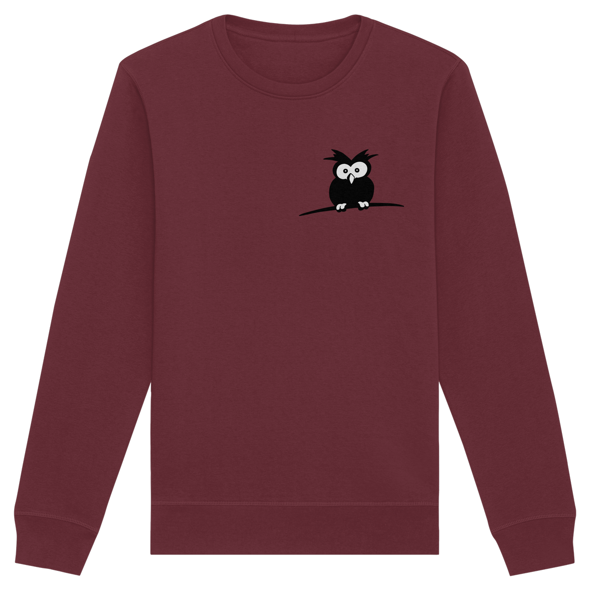 Kleine struppige Eule - Organic Basic Unisex Sweatshirt