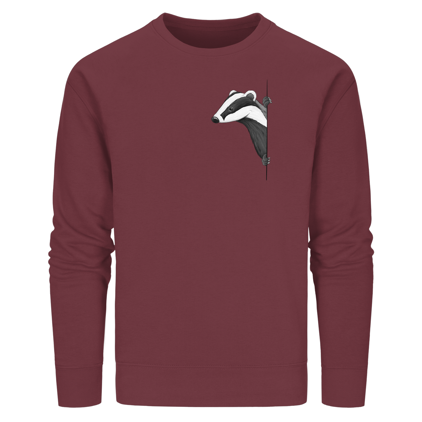 Lässiger Dachs Meister Grimbart - Organic Basic Unisex Sweatshirt