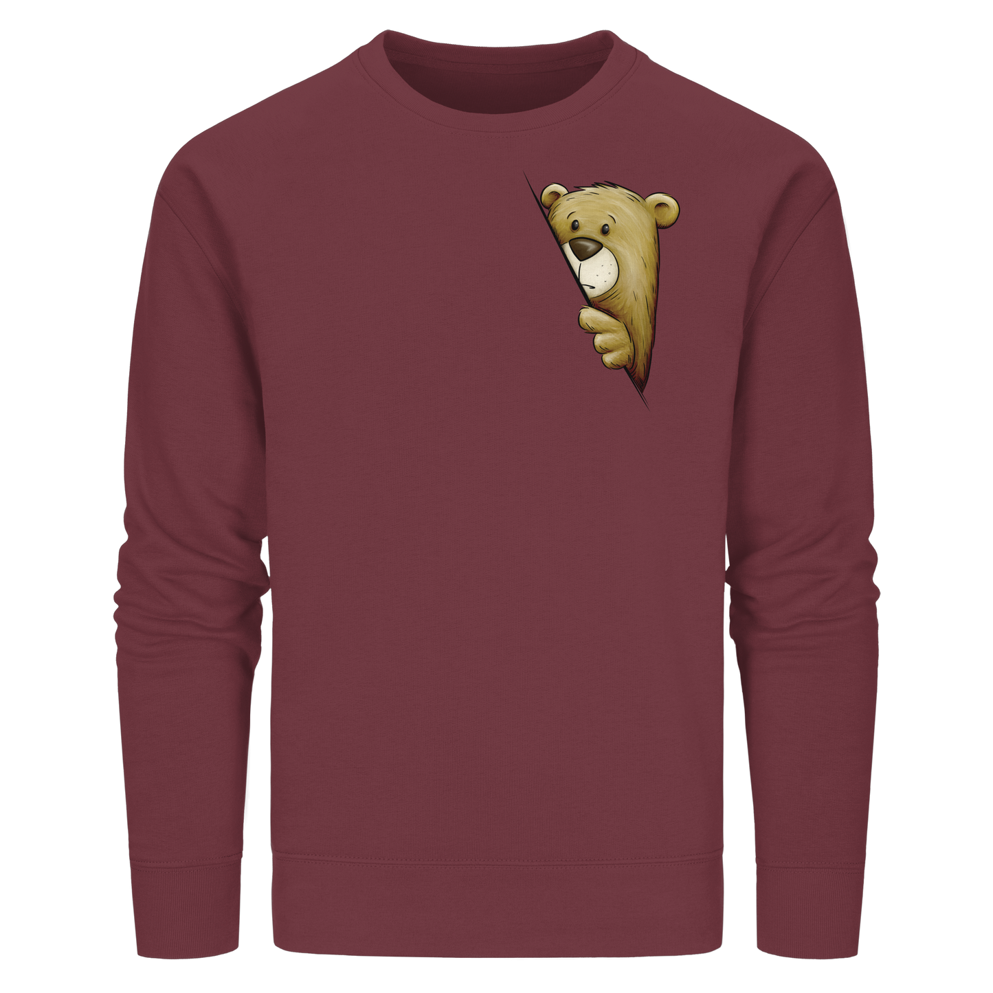 Funky Bär Illustration - Organic Basic Unisex Sweatshirt