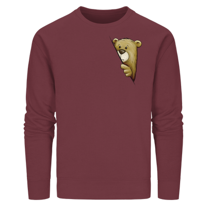 Funky Bär Illustration - Organic Basic Unisex Sweatshirt