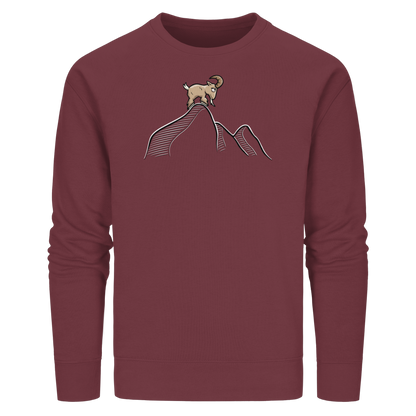 Ziegenbock in den Bergen - Organic Basic Unisex Sweatshirt
