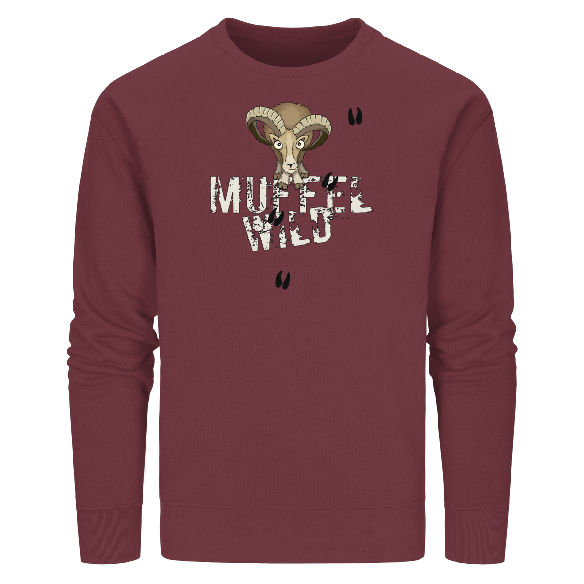 Muffel Wild Mufflon - Organic Basic Unisex Sweatshirt