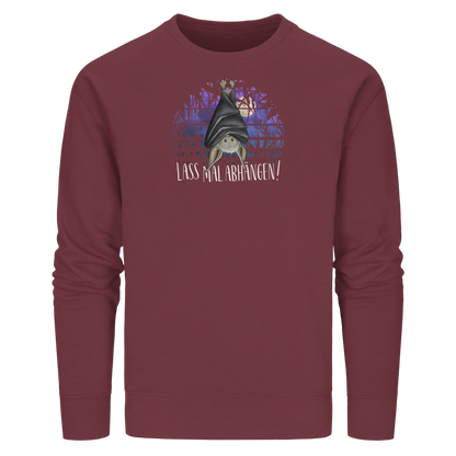 Lass mal abhängen Fledermaus - Organic Basic Unisex Sweatshirt