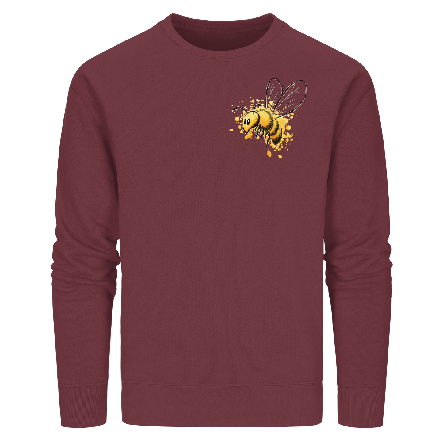Lässige kleine Honig-Biene - Organic Basic Unisex Sweatshirt