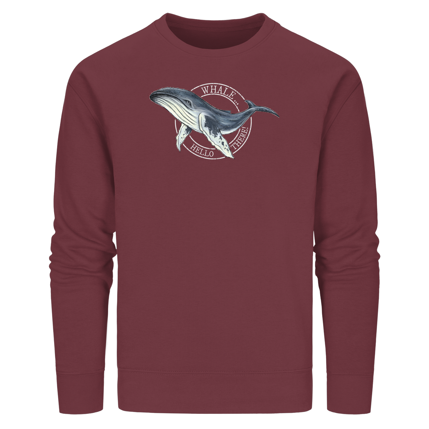 Whale, Hello There | Buckelwal - Organic Basic Unisex Sweatshirt