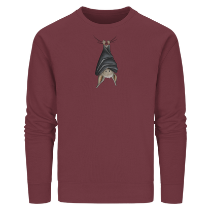 Lustig chillende Fledermaus - Organic Basic Unisex Sweatshirt
