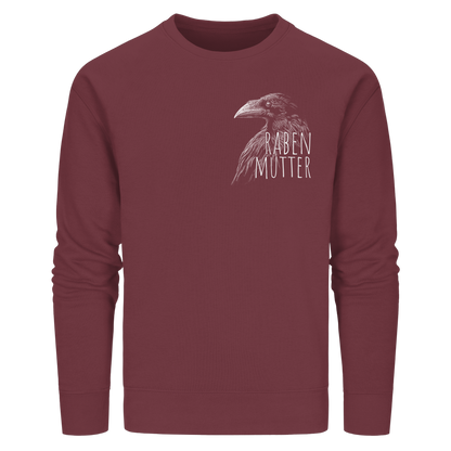 Rabenmutter schwarze Krähe Rabe - Organic Basic Unisex Sweatshirt