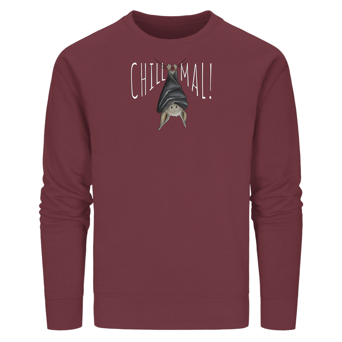 Chill Mal gemütliche Fledermaus - Organic Basic Unisex Sweatshirt
