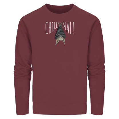Chill Mal gemütliche Fledermaus - Organic Basic Unisex Sweatshirt