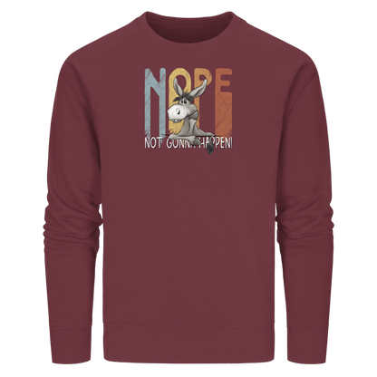 Nope | bockiger Esel - Organic Basic Unisex Sweatshirt