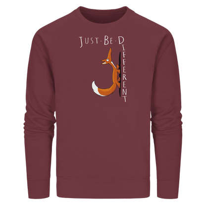 Just Be Different | Sei Anders, kleiner Fuchs - Organic Basic Unisex Sweatshirt