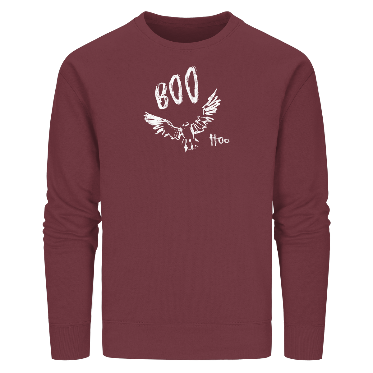 Boo Hoo! Fliegende Eule  - Organic Basic Unisex Sweatshirt