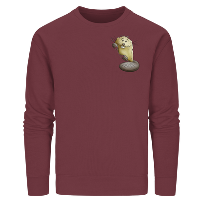 Lustiger frecher Biber - Organic Basic Unisex Sweatshirt