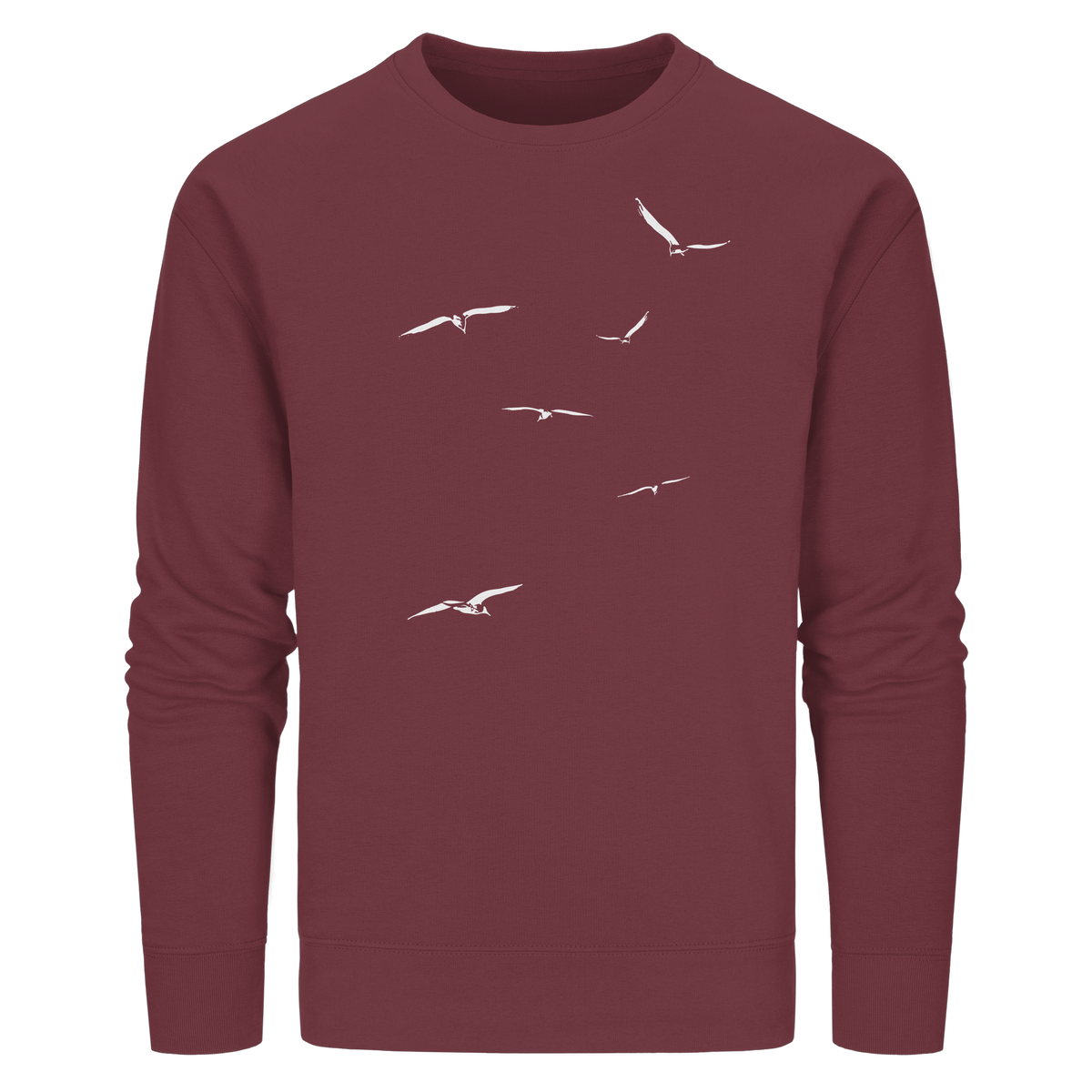 Vogelschwarm – Traum vom Fliegen - Organic Basic Unisex Sweatshirt