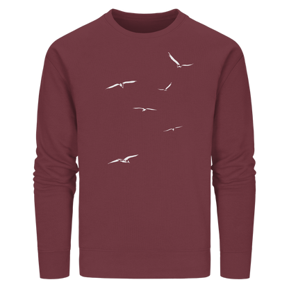 Vogelschwarm – Traum vom Fliegen - Organic Basic Unisex Sweatshirt
