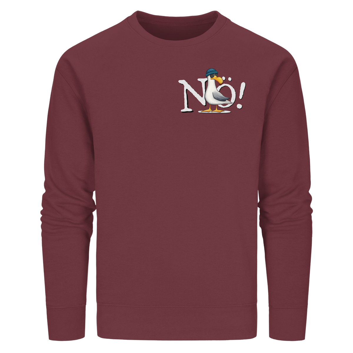 Nö Kein Bock Möwe - Organic Basic Unisex Sweatshirt