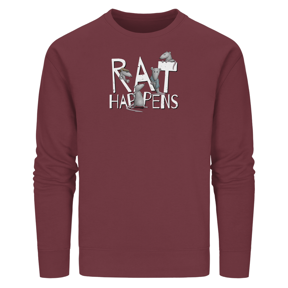 Rat Happens Ratten - Organic Basic Unisex Sweatshirt