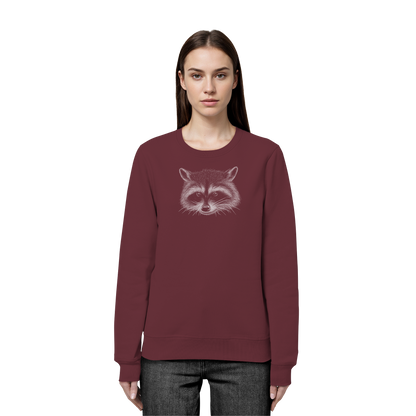 Waschbär Illustration Kritzelkunst - Organic Basic Unisex Sweatshirt