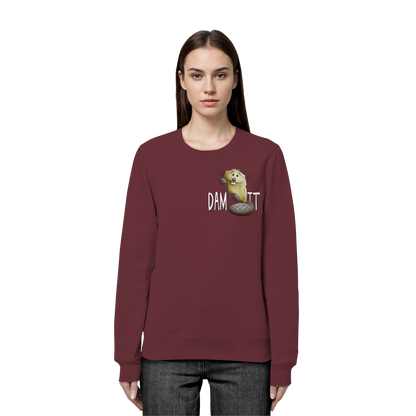 Dam It Verdammt Lustiger Biber - Organic Basic Unisex Sweatshirt