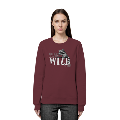 Bisschen wild heute! Waschbär - Organic Basic Unisex Sweatshirt