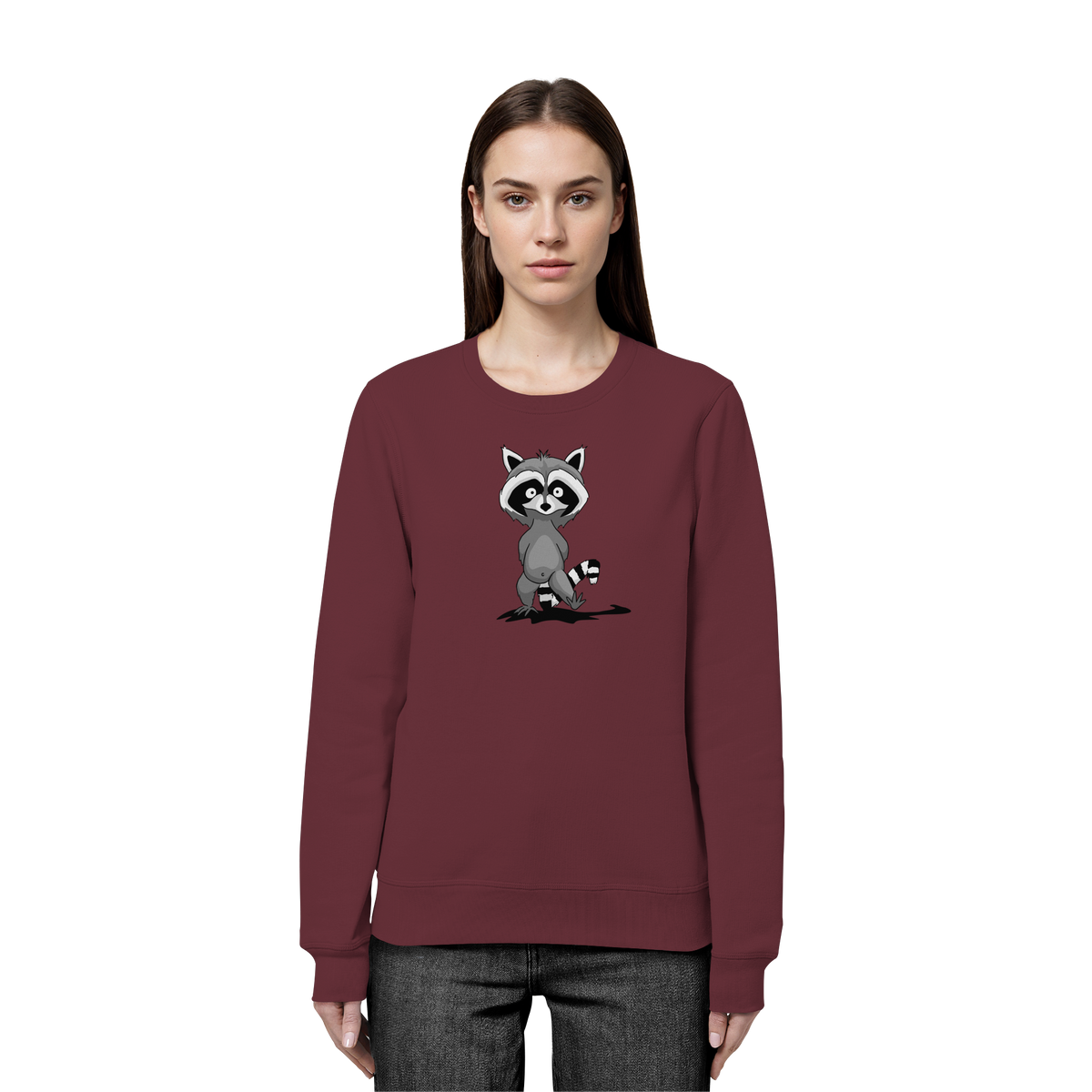 Frecher kleiner Waschbär - Organic Basic Unisex Sweatshirt