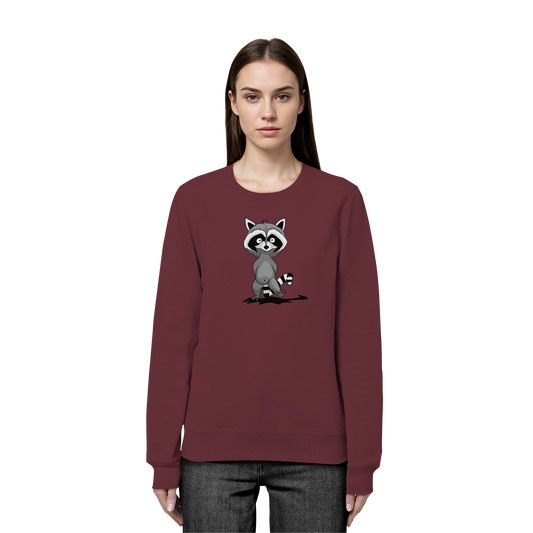 Frecher kleiner Waschbär - Organic Basic Unisex Sweatshirt