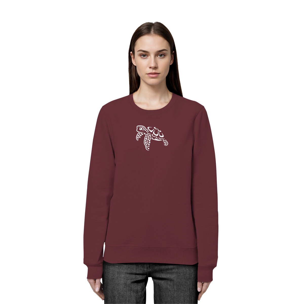 schwimmende Meeres-Schildkröte - Organic Basic Unisex Sweatshirt