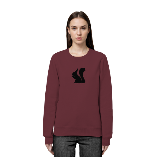Eichhörnchen Silhouette - Organic Basic Unisex Sweatshirt