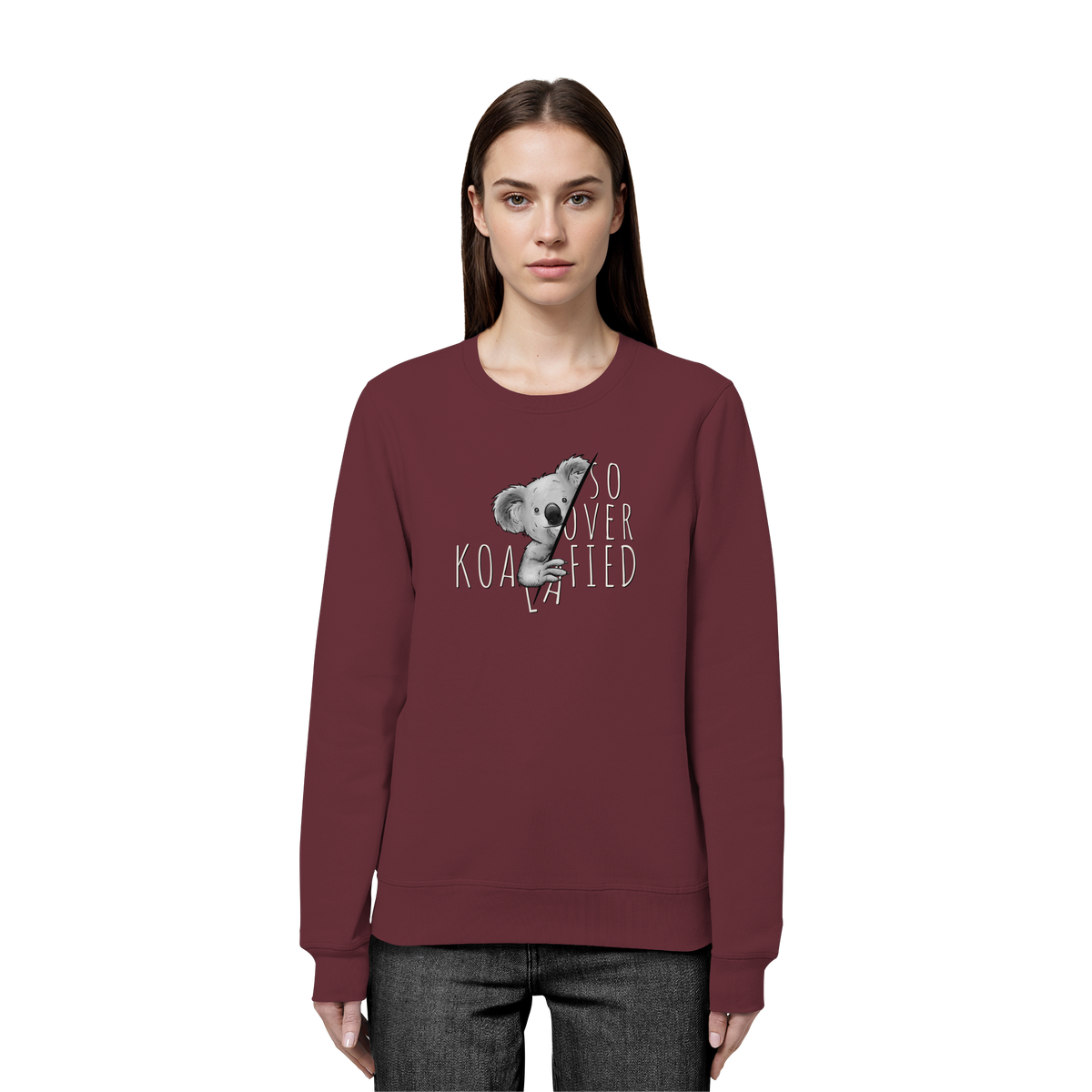 So Over-Koalafied Koala - Organic Basic Unisex Sweatshirt