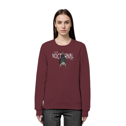 100% nachtaktive Fledermaus - Organic Basic Unisex Sweatshirt