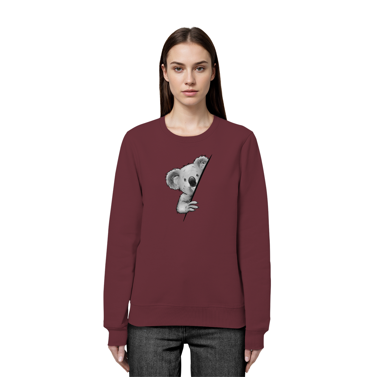 Koala Bär Illustration - Organic Basic Unisex Sweatshirt