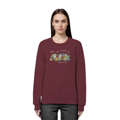 Nope, Nee, Nö Katzen - Organic Basic Unisex Sweatshirt