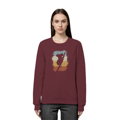 Retro kletternder Koala-Bär - Organic Basic Unisex Sweatshirt