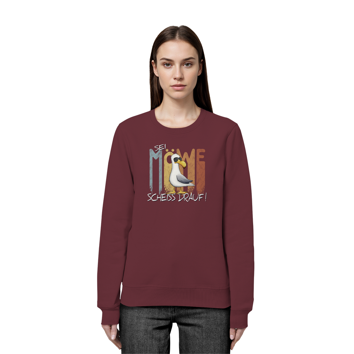 Sei Möwe Scheiß Drauf  - Organic Basic Unisex Sweatshirt