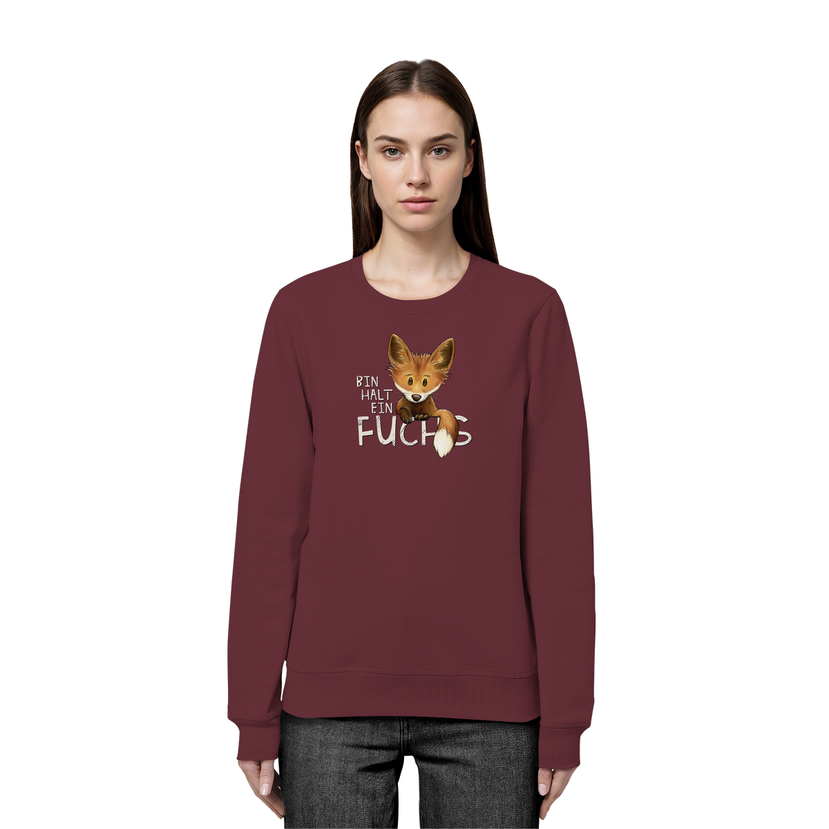 Bin halt ein Fuchs - Organic Basic Unisex Sweatshirt