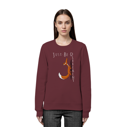 Just Be Different | Sei Anders, kleiner Fuchs - Organic Basic Unisex Sweatshirt