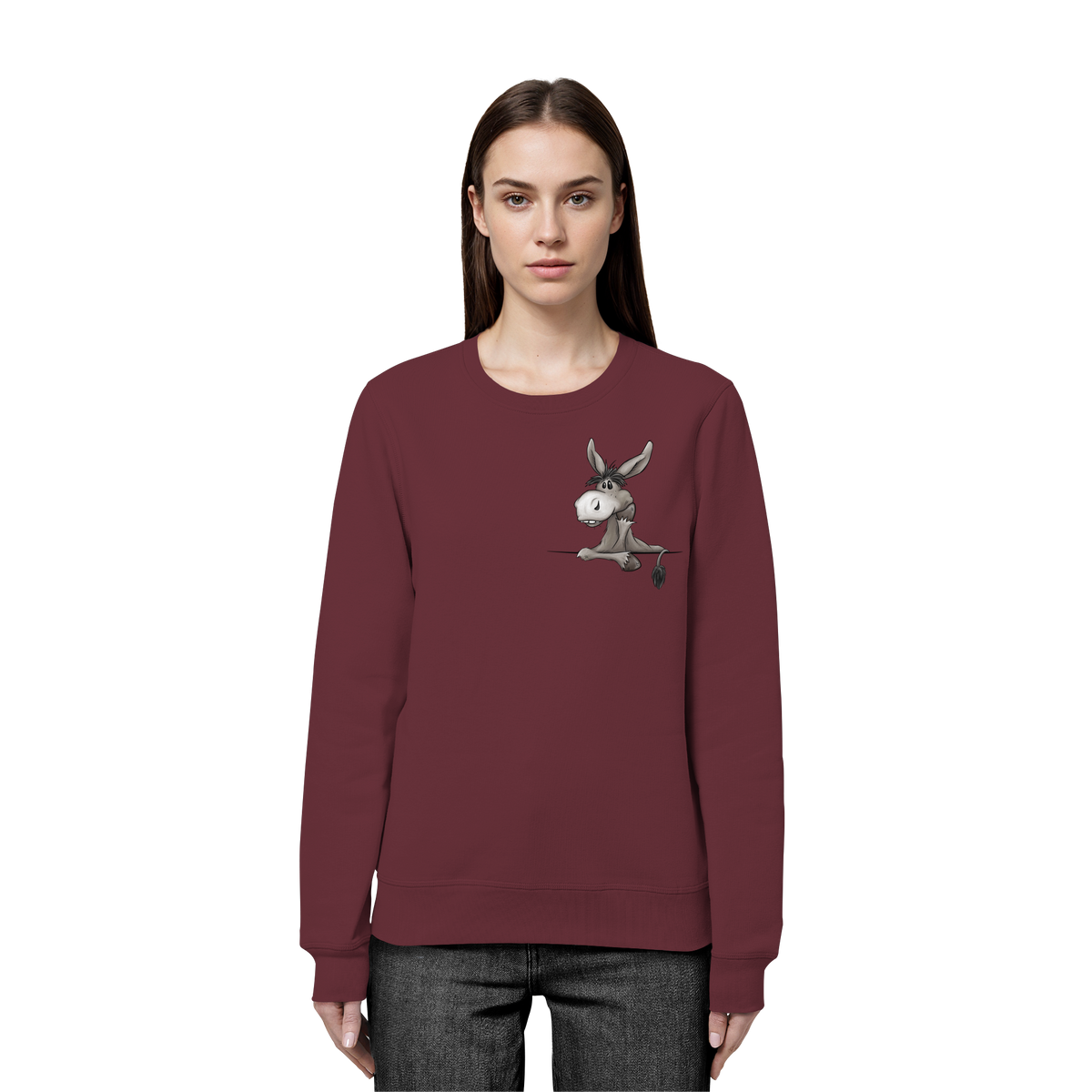 Lustiger lässiger Esel - Organic Basic Unisex Sweatshirt