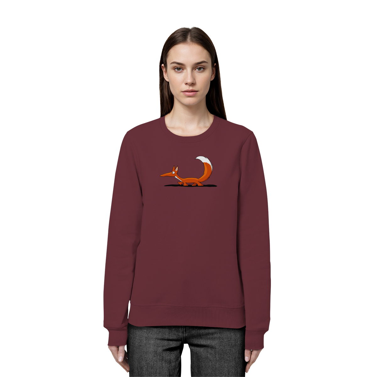 Lässiger cooler Fuchs | Mr. Fox, der Schleicher - Organic Basic Unisex Sweatshirt