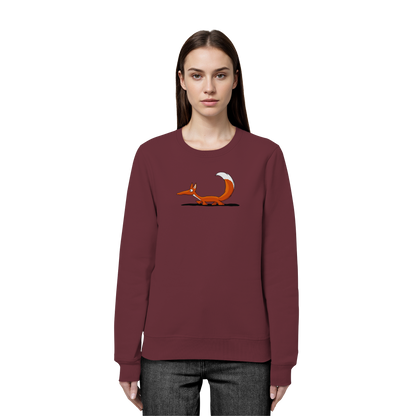 Lässiger cooler Fuchs | Mr. Fox, der Schleicher - Organic Basic Unisex Sweatshirt