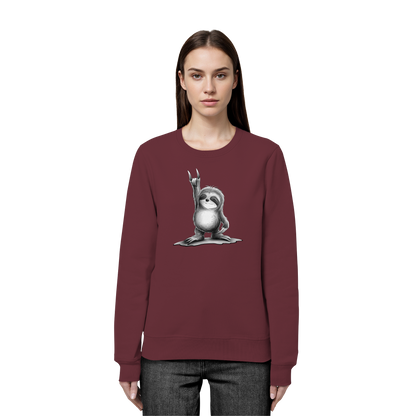 Rock On Party Faultier - Organic Basic Unisex Sweatshirt