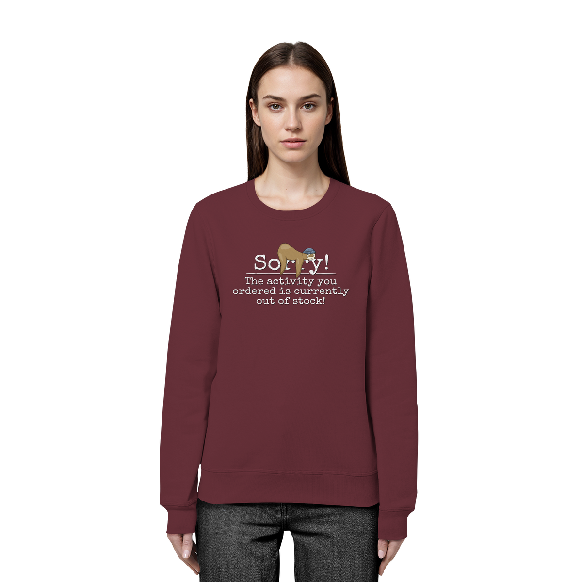 No-Activity Faultier - Organic Basic Unisex Sweatshirt