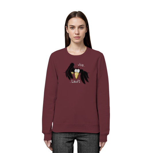 Joa Läuft Krähe gechillter Rabe - Organic Basic Unisex Sweatshirt