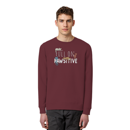 Full On Pawsitive! Gechillte Katzen - Organic Basic Unisex Sweatshirt