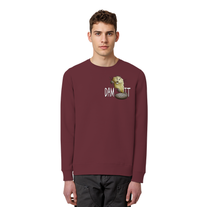 Dam It Verdammt Lustiger Biber - Organic Basic Unisex Sweatshirt