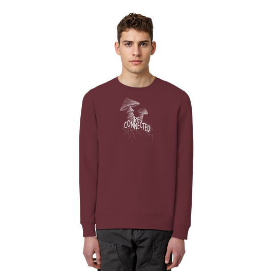 Be Connected Panther-Pilz - Organic Basic Unisex Sweatshirt