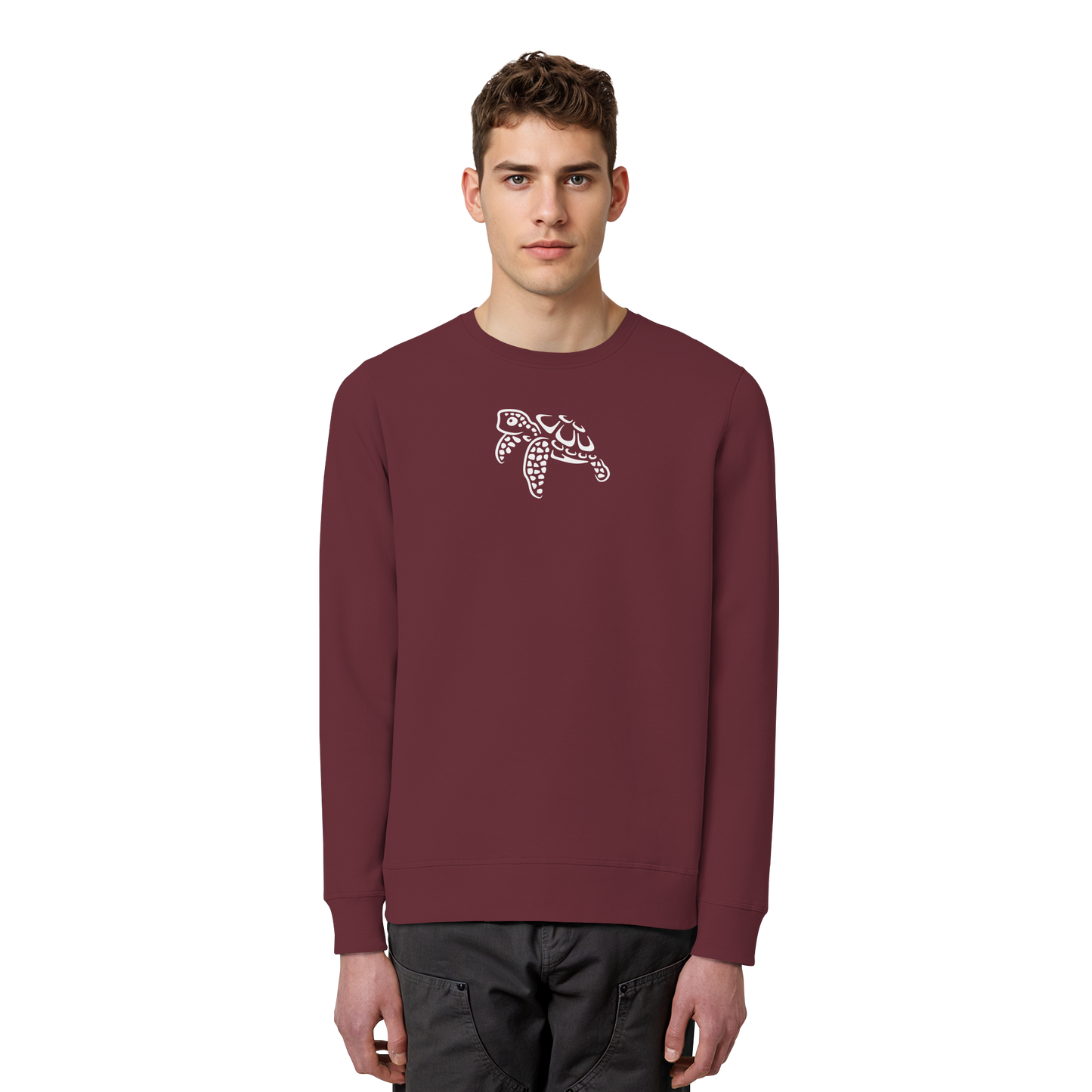 schwimmende Meeres-Schildkröte - Organic Basic Unisex Sweatshirt