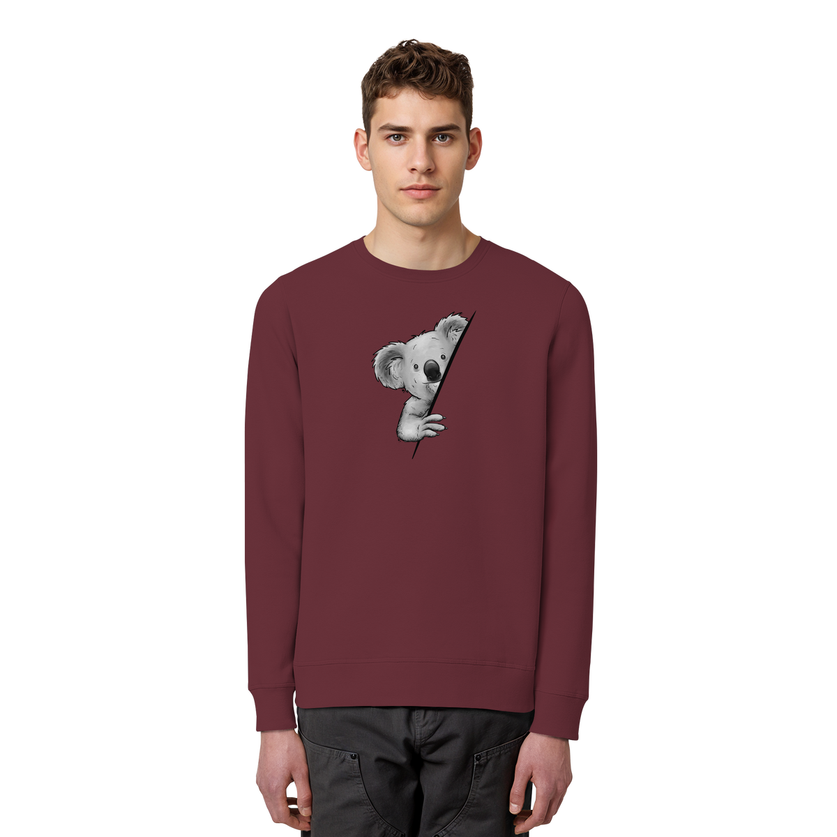 Koala Bär Illustration - Organic Basic Unisex Sweatshirt