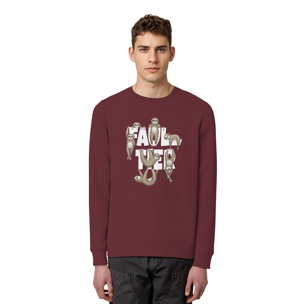 Viele gechillte Faultiere - Organic Basic Unisex Sweatshirt